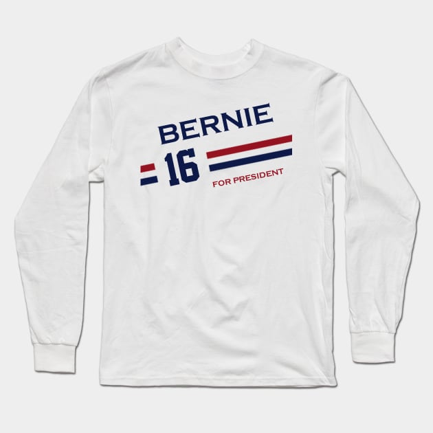 Bernie Sanders For President Long Sleeve T-Shirt by ESDesign